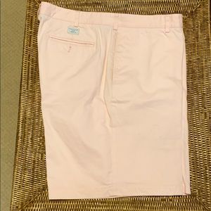 Pink shorts. Plain front